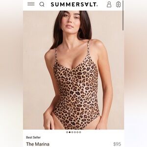 Summersalt The Marina One Piece Leopard